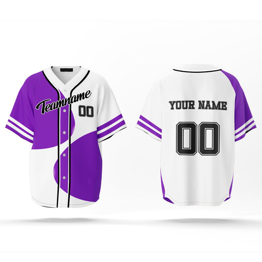 Custom Baseball Jersey – Abstract Design – Personalized Gear