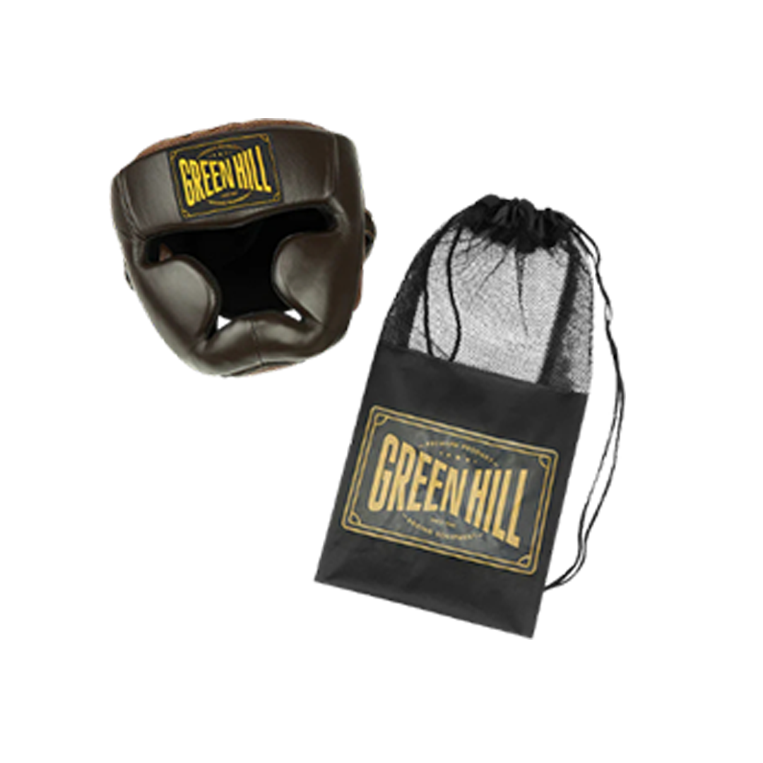 Boxing Head Gear - KEEPER - Tan Brown