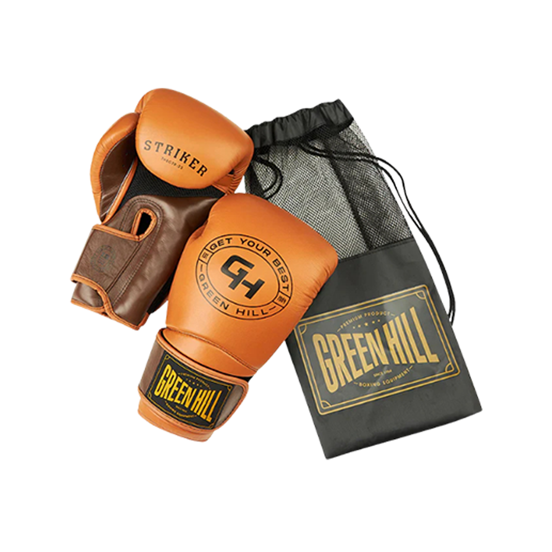 Boxing Gloves - STRIKER - Brown