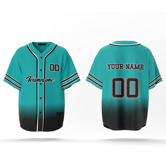Custom Baseball Jersey – Gradient Design – Personalized Jersey