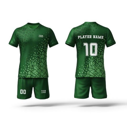 Custom Soccer Uniform – Turtle Pattern – Personalized Uniform