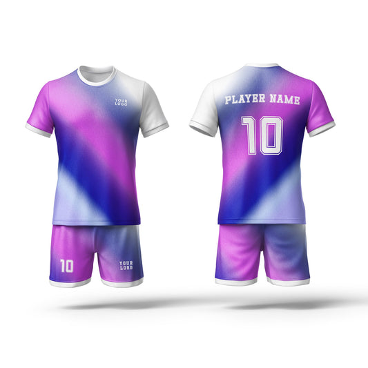 Custom Soccer Uniform – Gradient Design – Personalized Team Kit
