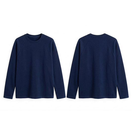 Custom Women Full Sleeves Raglan - Solid Color Personalized Tee