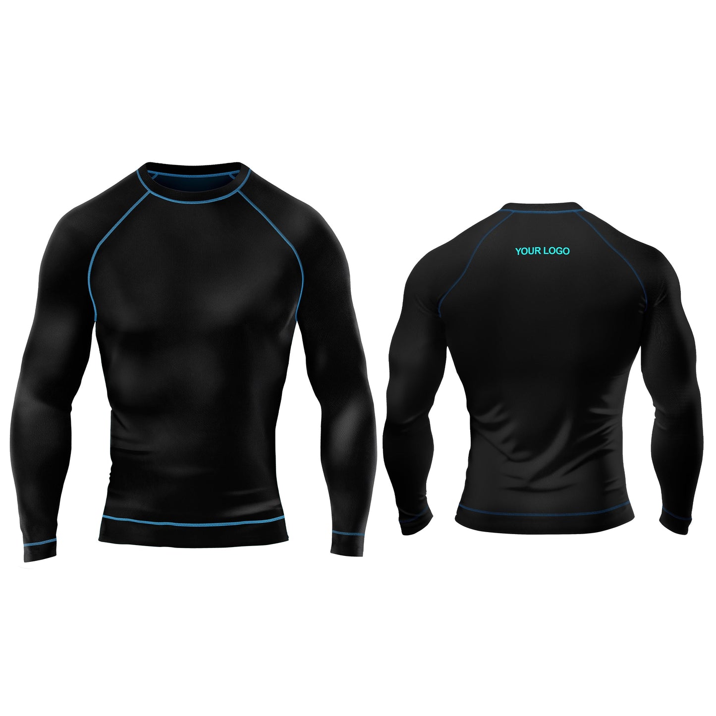 Custom Rash Guard - Solid Color Design - Personalized Gear