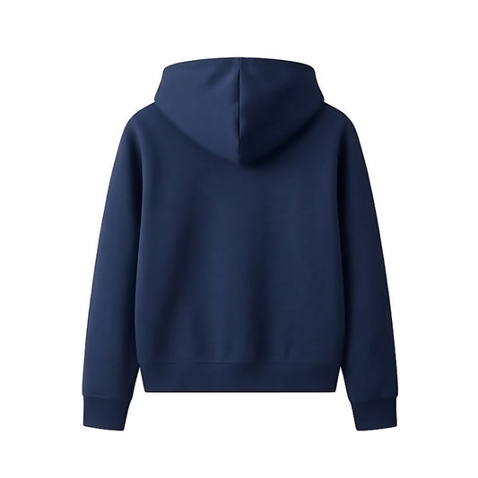 Workwear Hoodie - Solid Color Navy Personalized Pullover