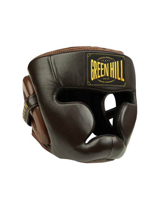 Boxing Head Gear - KEEPER - Tan Brown