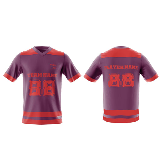 Custom American Football Jersey – Color Trim Personalized Jersey