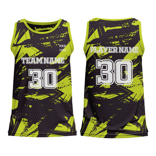 Custom Basketball Tank Top – Abstract Design – Personalized Jersey