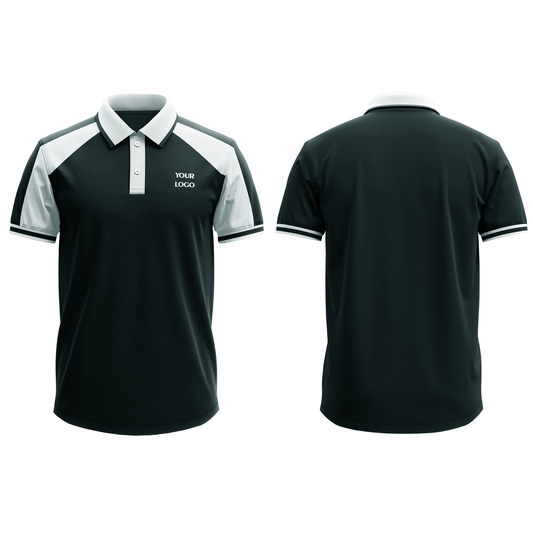 Custom Polo T-Shirt - Raglan White Accent - Personalized T-Shirt