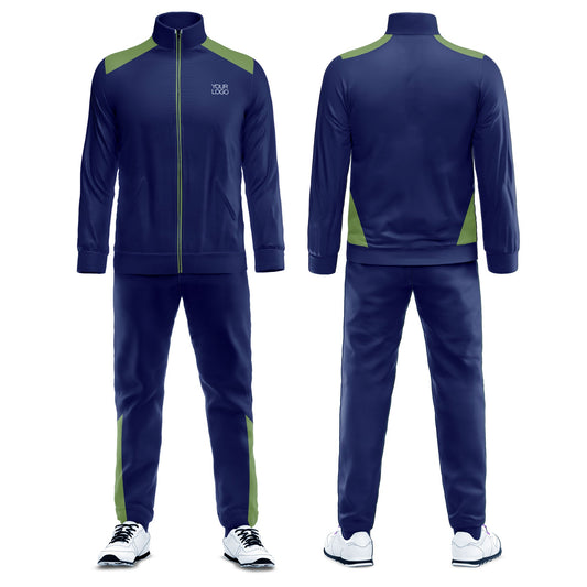 Custom Tracksuit – Contrast Panel Design – Personalized Fitness Set