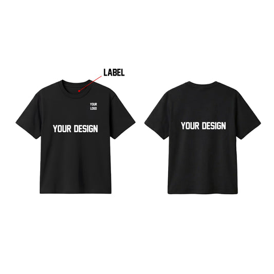 Workwear T-Shirt - Solid Design White - Personalized Tees