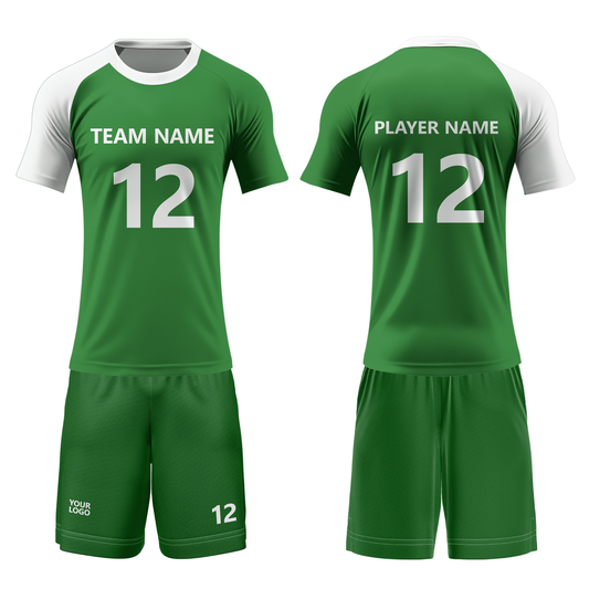 Custom Volleyball Uniform - Asymmetric Sleeve Design - Personalized Kit