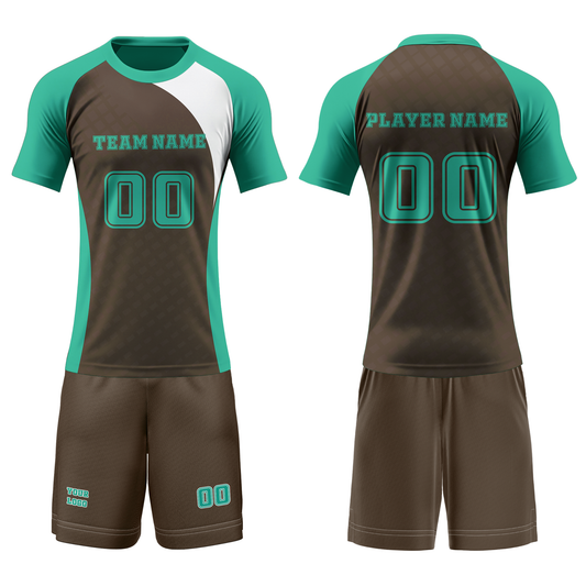Custom Volleyball Uniform – Raglan Two-Panel Design – Personalized Kit