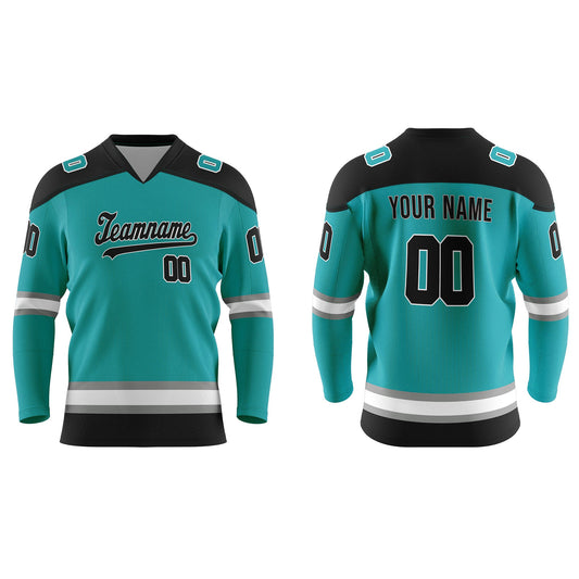 Custom Ice Hockey Jersey - Gray Accent – Personalized Kit