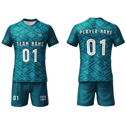 Custom Soccer Uniform - Pattern Design - Personalized Team Kit