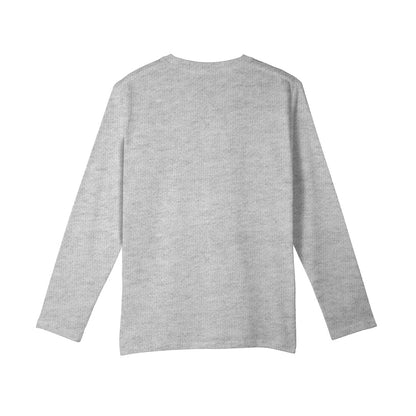 Custom Girls Full Sleeves Tee - Solid Design - Personalized Top