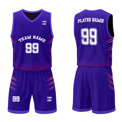 Custom Basketball Uniform – Accent Design – Personalized Uniform