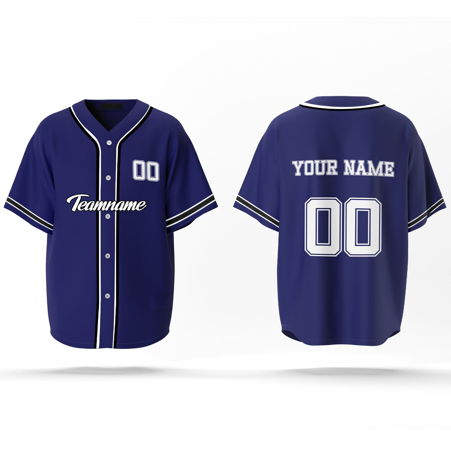 Custom Baseball Jersey - Vector Design - Personalized Gear