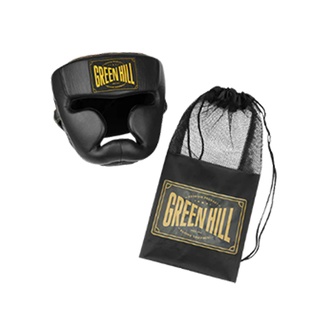 Boxing Head Gear - KEEPER - Black Brown
