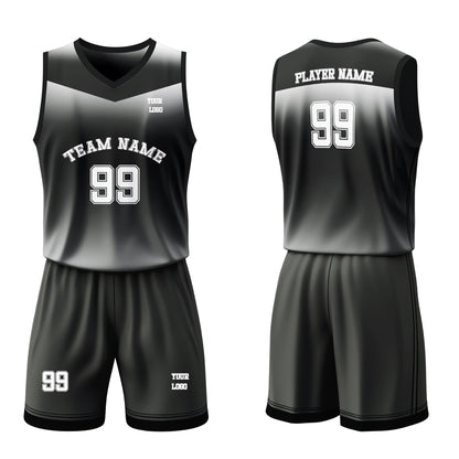 Custom Basketball Uniform - Gradient Design - Personalized Uniform