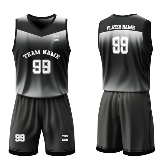 Custom Basketball Uniform - Gradient Design - Personalized Uniform
