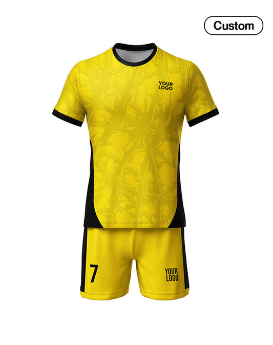 Custom Soccer Uniform - Seamless Thornvine Design - Personalized