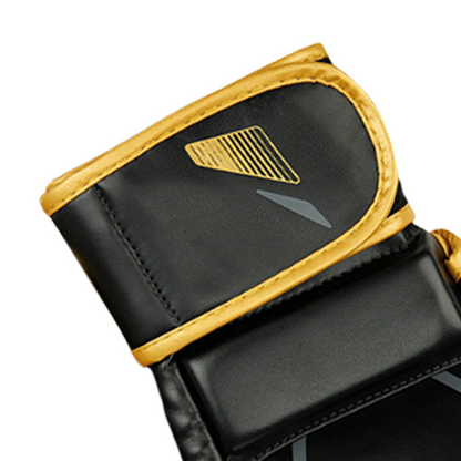 MMA Gloves - HYBRID GOLDEN - IMMAF Approved Faux Leather Fight Gloves