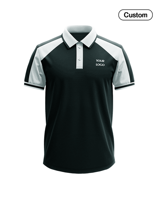 Custom Polo T-Shirt - Raglan White Accent - Personalized T-Shirt