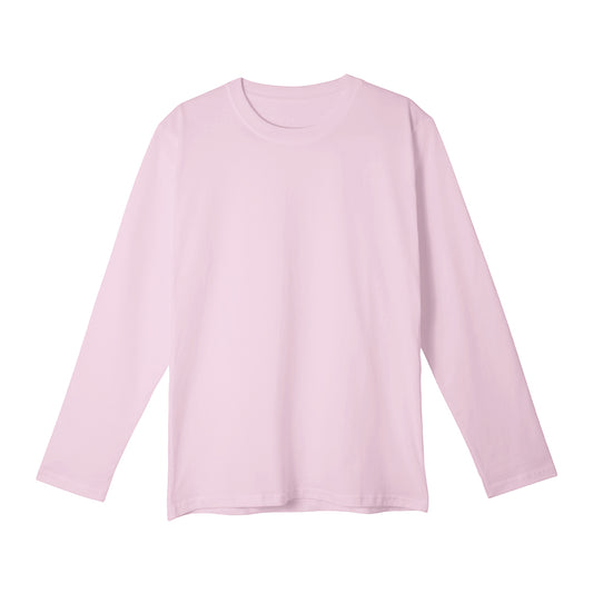 Custom Women Tee Full Sleeves Solid Design - Personalized Tees