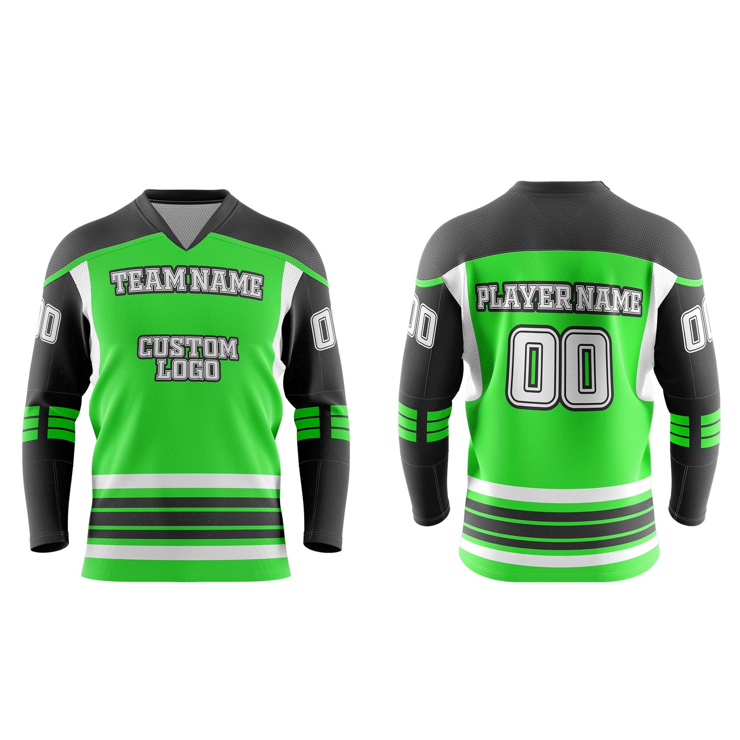 Custom Ice Hockey Jersey - Panel Design - Personalized Teamwear