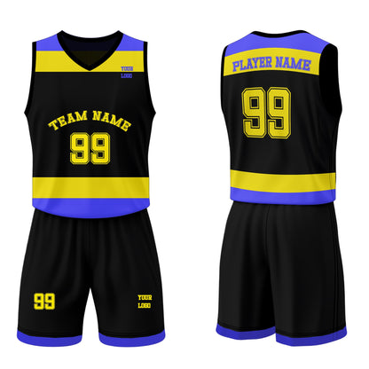 Custom Basketball Uniform – Panel Design – Personalized Teamwear