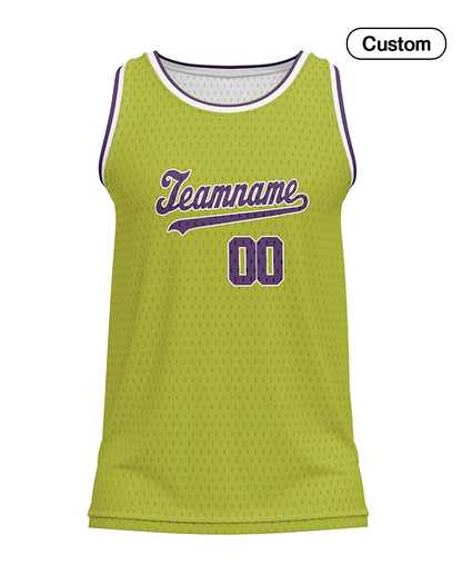 Custom Basketball Tank Top – Solid Color - Personalized Top