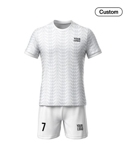Custom Soccer Uniform - Chevron Pattern - Personalized Kit