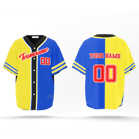 Custom Baseball Jersey – Two-Tone Design – Personalized Jersey