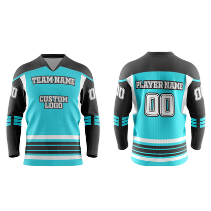 Custom Ice Hockey Jersey - Panel Design - Personalized Teamwear