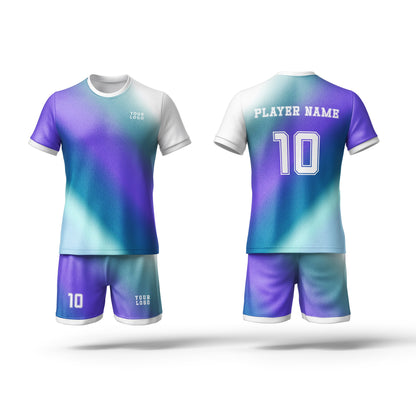 Custom Soccer Uniform – Gradient Design – Personalized Team Kit