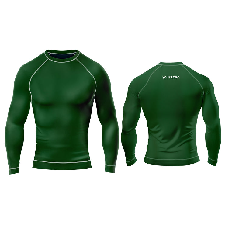 Rash Guard T-Shirts - Accents Custom Logo & Team Colors