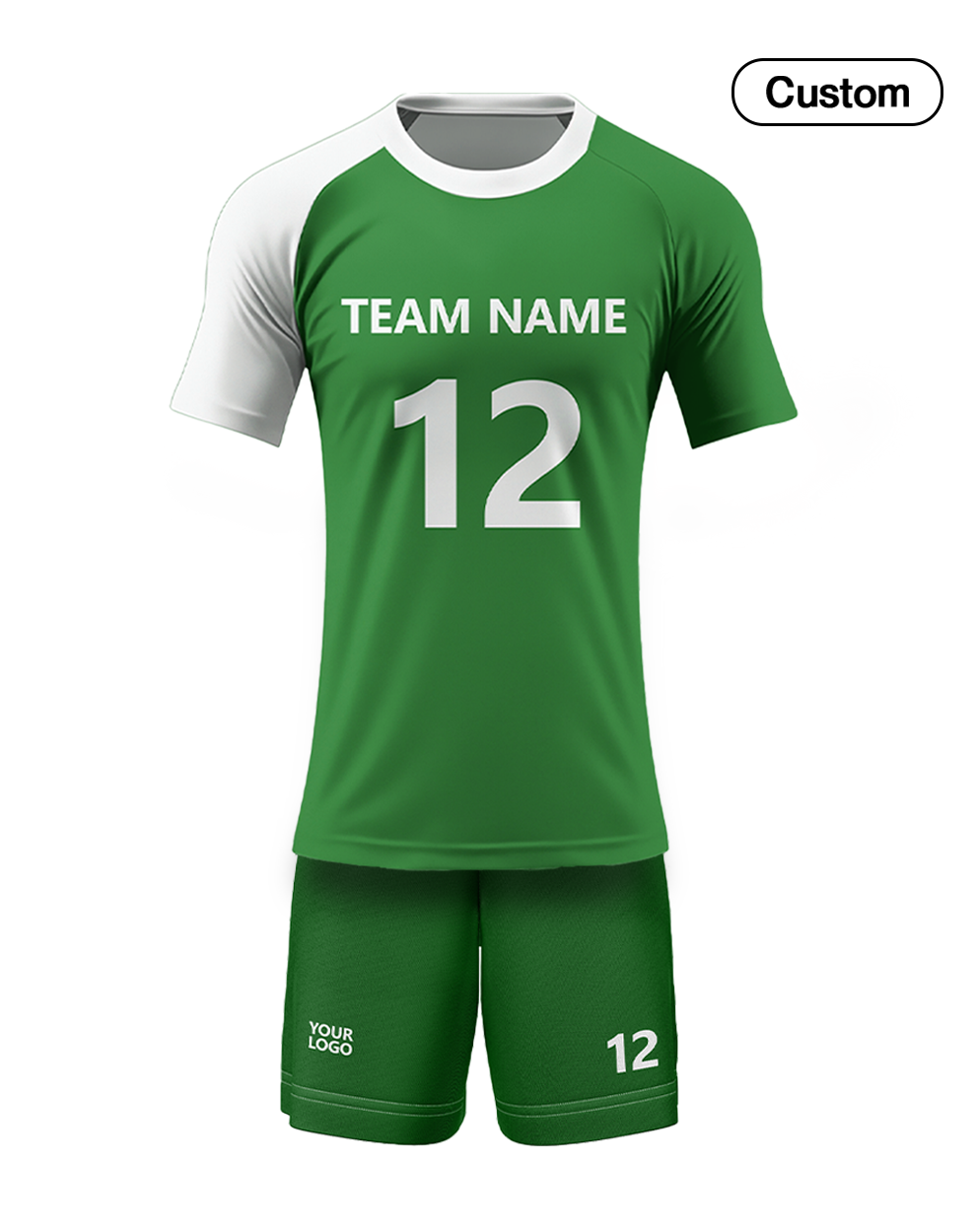 Custom Volleyball Uniform - Asymmetric Sleeve Design - Personalized Kit