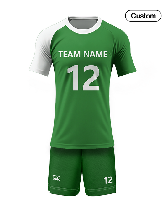 Custom Volleyball Uniform - Asymmetric Sleeve Design - Personalized Kit