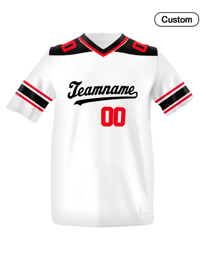 Custom American Football Jersey - Detailed Trim - Personalized Jersey