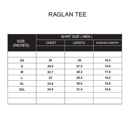 Custom Men Raglan Half Sleeves - Solid Design - Personalized Top