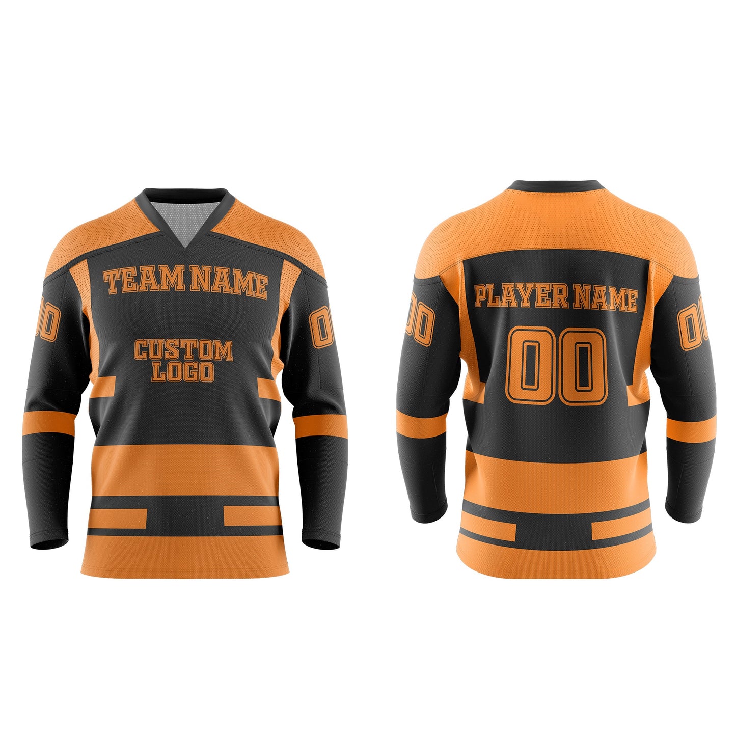 Custom Ice Hockey Jersey - Abstract Design - Personalized Uniform
