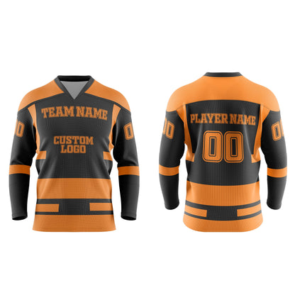 Custom Ice Hockey Jersey - Abstract Design - Personalized Uniform