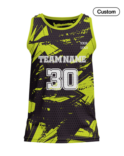 Custom Basketball Tank Top – Abstract Design – Personalized Tank-Top
