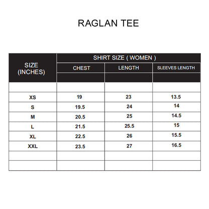 Custom Women Half Sleeves Raglan - Solid Color Personalized Tee
