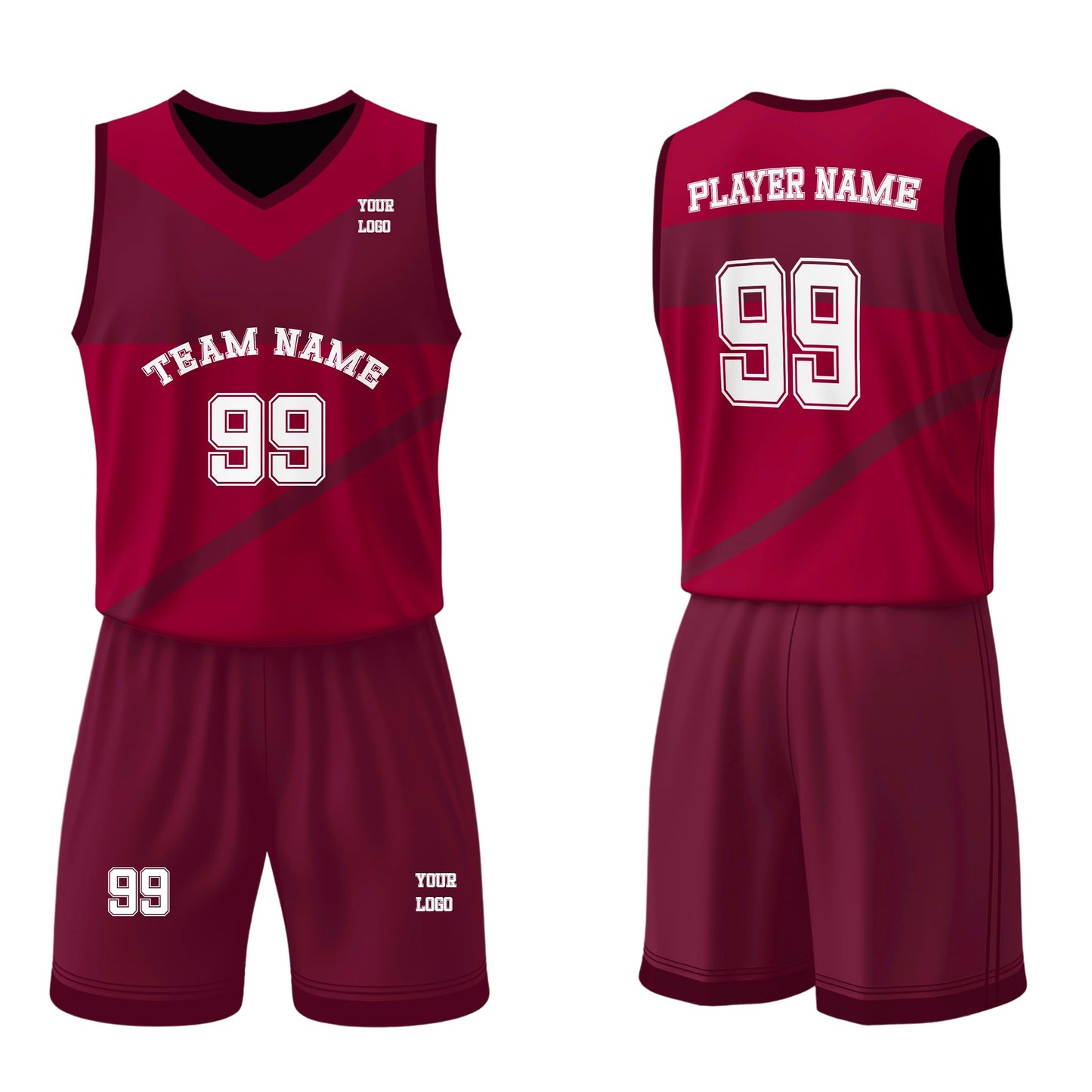 Custom Basketball Uniform - Pattern Design - Personalized Uniform
