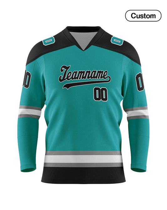 Custom Ice Hockey Jersey - Gray Accent – Personalized Kit