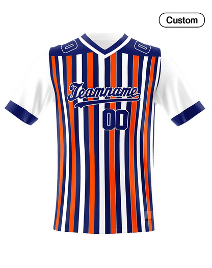 Custom American Football Jersey - Chalk Striped - Personalized