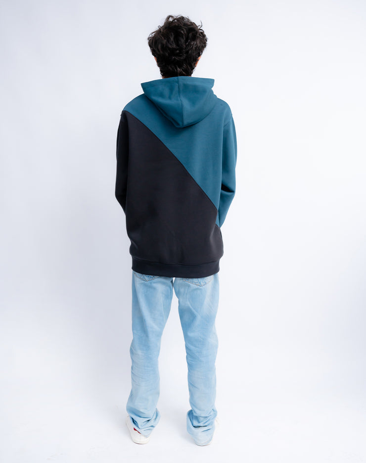 TEAL-BLACK Unisex Hoodie