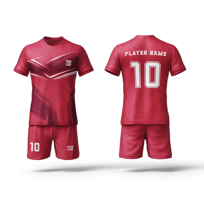 Custom Soccer Uniform – Abstract Design – Personalized Uniform
